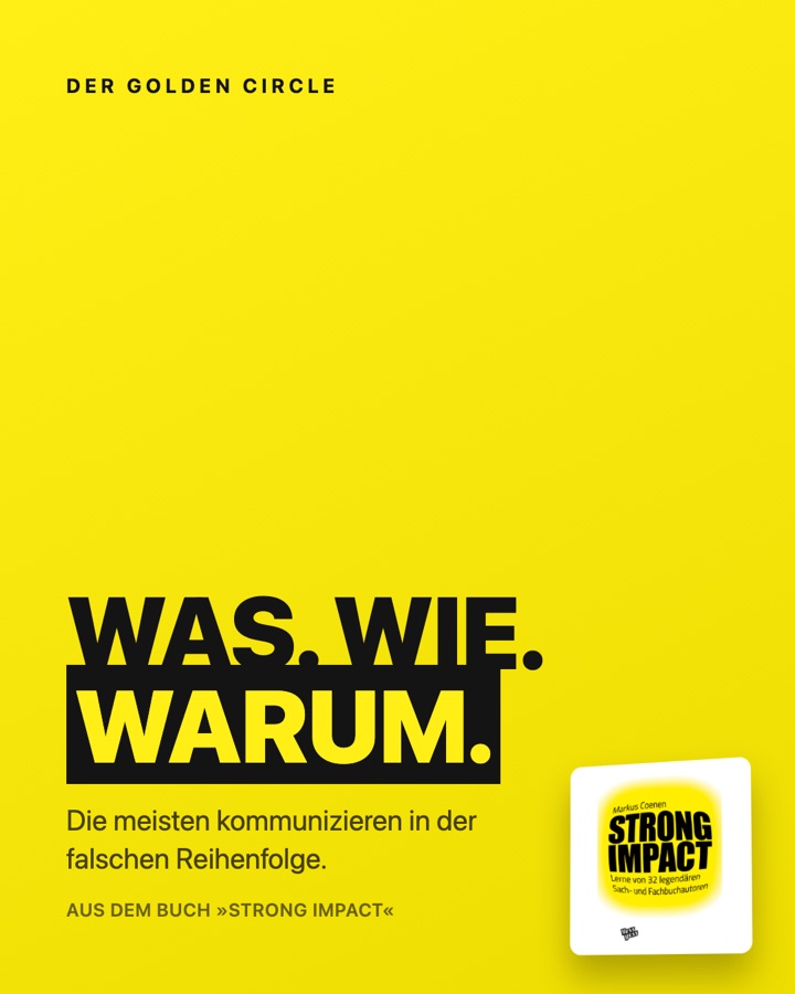 Impuls-Post aus Strong Impact: Was. Wie. Warum.